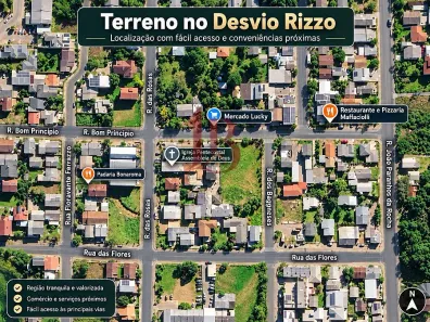 Lote/Terreno à venda, 1537m² no Desvio Rizzo, Caxias do Sul