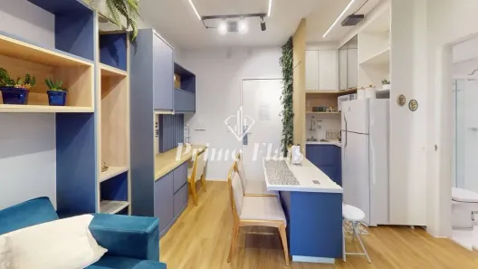 Flat com 1 Quarto para alugar, 30m² no Cerqueira César, São Paulo