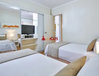 Flat com 1 Quarto à venda, 45m² no Itaim Bibi, São Paulo