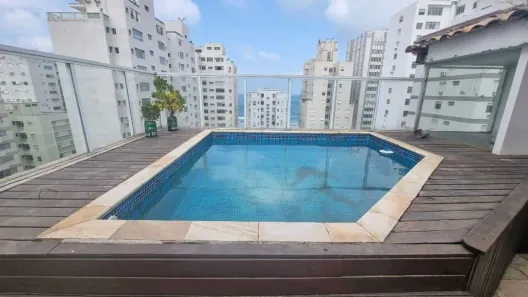 Cobertura com 2 Quartos para alugar, 180m² no Pitangueiras, Guarujá