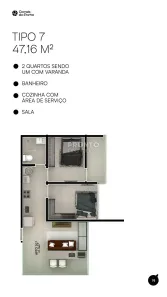 com 2 Quartos à venda, 47m² no Centro, Ipojuca