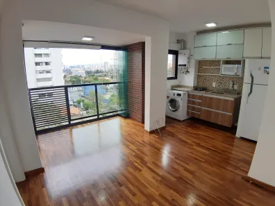 Apartamento com 1 Quarto para alugar, 38m² no Campo Belo, São Paulo