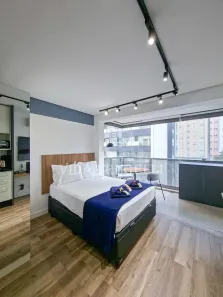 Apartamento com 1 Quarto para alugar, 24m² no Pinheiros, São Paulo