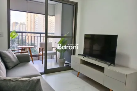 Apartamento com 2 Quartos para alugar, 54m² no Moema, São Paulo
