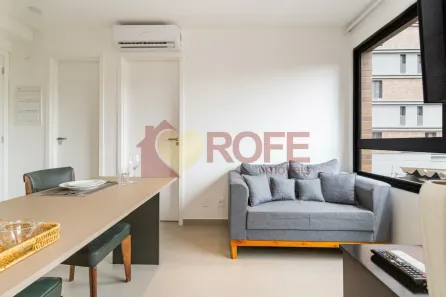 Apartamento com 1 Quarto para venda ou aluguel, 33m² no Moema, São Paulo
