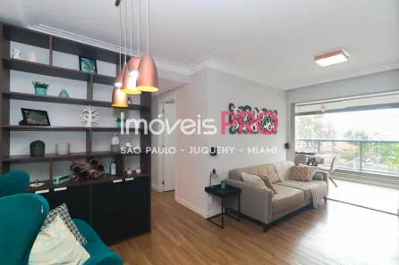 Apartamento com 3 Quartos para alugar, 103m² no Vila Gumercindo, São Paulo