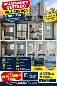 Apartamento com 2 Quartos à venda, 49m² no Vila Nova Curuçá, São Paulo