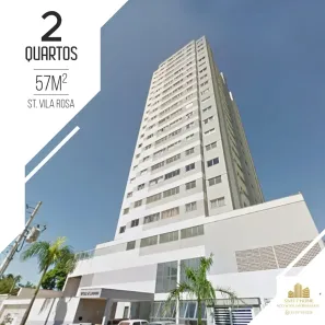 Apartamento com 2 Quartos à venda, 57m² no Vila Rosa, Goiânia