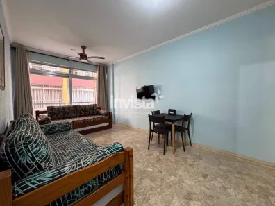 Apartamento com 1 Quarto para alugar, 83m² no Gonzaga, Santos