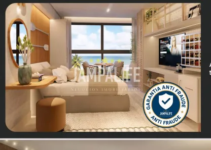 Apartamento com 1 Quarto à venda, 22m² no Intermares, Cabedelo