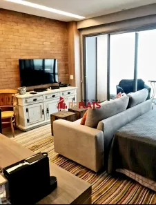 Apartamento com 1 Quarto para alugar, 43m² no Brooklin Paulista, São Paulo