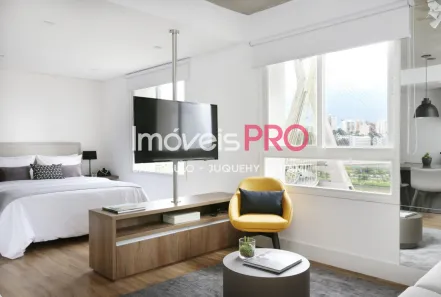 Apartamento com 1 Quarto para alugar, 62m² no Cidade Monções, São Paulo