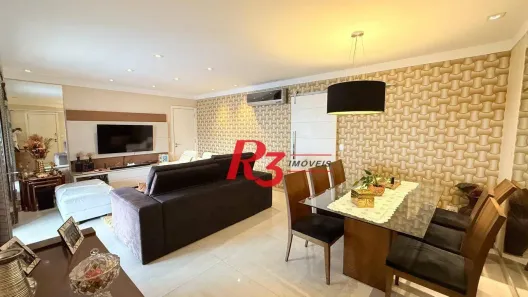 Apartamento com 3 Quartos à venda, 138m² no Gonzaga, Santos