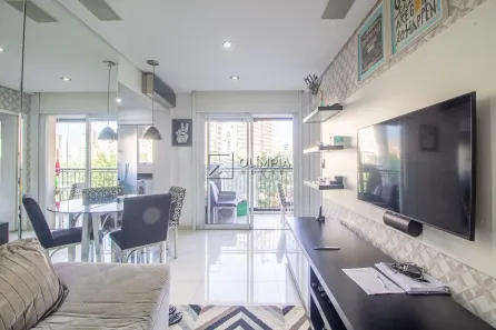 Apartamento com 1 Quarto para alugar, 48m² no Vila Nova Conceição, São Paulo