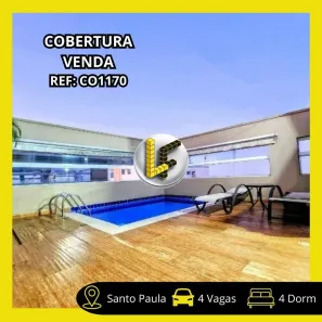 Cobertura com 4 Quartos à venda, 270m² no Santa Paula, São Caetano do Sul