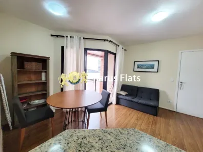 Apartamento com 1 Quarto para alugar, 42m² no Indianópolis, São Paulo