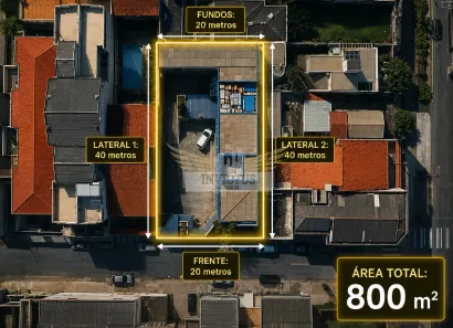 Lote/Terreno à venda, 792m² no Parque das Nações, Santo André