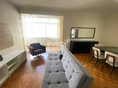Apartamento com 3 Quartos para alugar, 165m² no José Menino, Santos