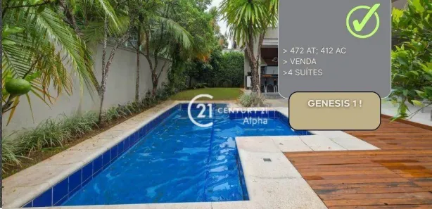 Casa de Condomínio com 4 Quartos à venda, 412m² no Alphaville, Santana de Parnaíba