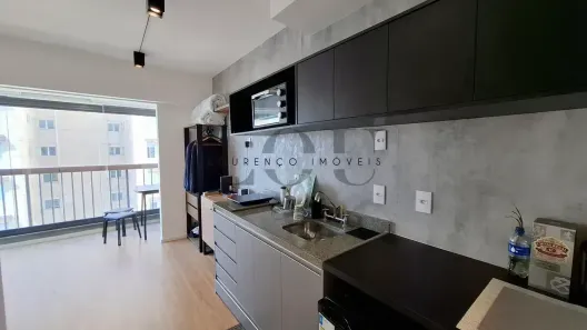 Apartamento com 1 Quarto para alugar, 25m² no Brooklin Paulista, São Paulo