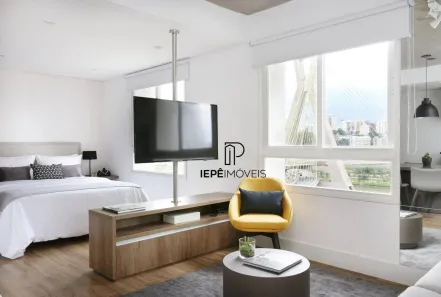 Apartamento com 1 Quarto para alugar, 62m² no Cidade Monções, São Paulo