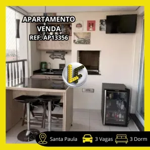 Apartamento com 3 Quartos à venda, 85m² no Santa Paula, São Caetano do Sul