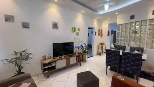Apartamento com 2 Quartos para venda ou aluguel, 77m² no Boqueirão, Santos