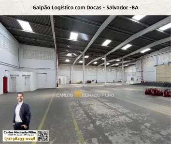 Galpão/Depósito/Armazém para alugar, 2300m² no Marechal Rondon, Salvador