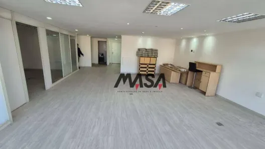 Sala Comercial para alugar, 130m² no Centro, Santos