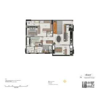 Apartamento com 3 Quartos à venda, 117m² no Setor Bueno, Goiânia