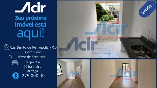 Apartamento com 2 Quartos à venda, 48m² no Rio Comprido, Rio de Janeiro