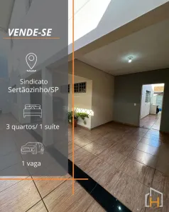 Sobrado com 3 Quartos à venda, 219m² no Conjunto Habitacional Luís Carlos Zequim, Sertãozinho