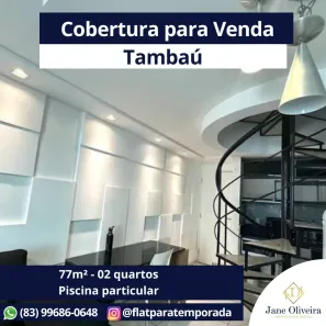 Apartamento com 2 Quartos à venda, 77m² no Tambaú, João Pessoa