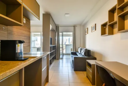 Apartamento com 1 Quarto à venda, 43m² no Cidade Monções, São Paulo