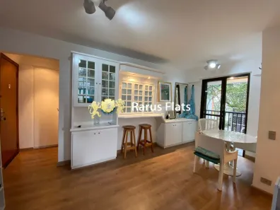 Flat com 1 Quarto para alugar, 38m² no Itaim Bibi, São Paulo