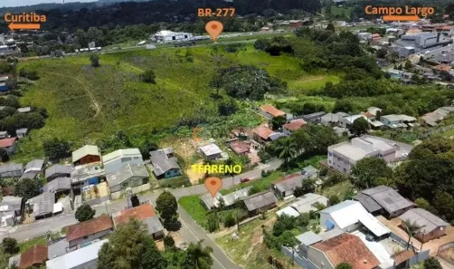 Lote/Terreno à venda, 560m² no Vila Pompéia, Campo Largo