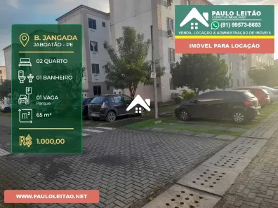Apartamento com 2 Quartos para alugar, 50m² no Barra de Jangada, Jaboatão dos Guararapes