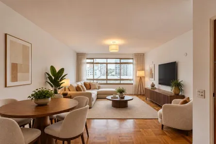 Apartamento com 3 Quartos para alugar, 147m² no Jardim Paulistano, São Paulo