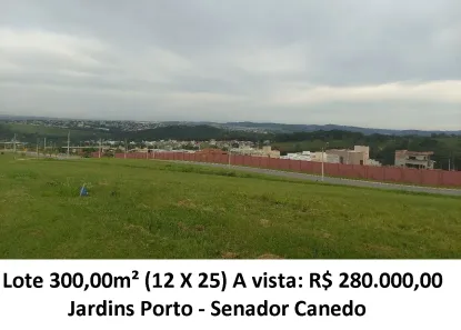 Lote/Terreno à venda, 300m² no Jardins Porto, Senador Canedo