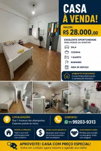 Casa com 1 Quarto à venda, 10m² no Fazenda Grande do Retiro, Salvador