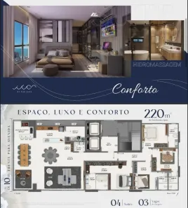 Apartamento com 4 Quartos à venda, 220m² no Castelo Branco, Itapema