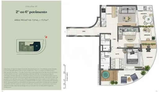 Apartamento com 1 Quarto à venda, 48m² no Jardim Botânico, Rio de Janeiro