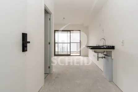 Flat com 1 Quarto à venda, 27m² no Santo Amaro, São Paulo
