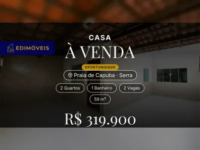 Casa com 2 Quartos à venda, 59m² no Praia de Capuba, Serra