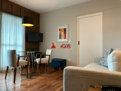 Flat com 1 Quarto para alugar, 40m² no Brooklin Paulista, São Paulo