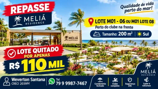 Lote/Terreno à venda, 200m² no Zona de Expansão Capua, Barra dos Coqueiros