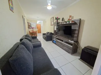 Apartamento com 2 Quartos para alugar, 78m² no Guilhermina, Praia Grande