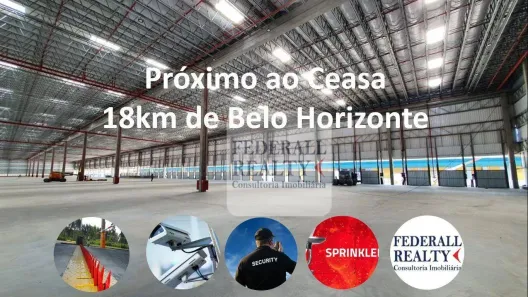 Galpão/Depósito/Armazém para alugar, 11618m² no Vila Paris, Contagem