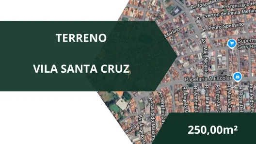 Lote/Terreno à venda, 250m² no Vila Santa Cruz, Franca