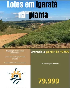 Lote/Terreno à venda, 600m² no Recanto das Águas, Igaratá